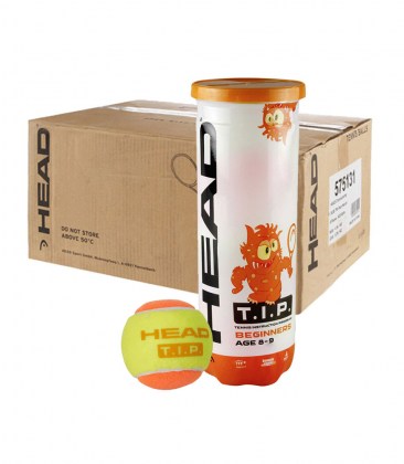 HEAD T.I.P. Orange – Cartone da 24 tubi da 3 palle